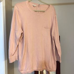 Talbots Womens Pink Lightweight Sweater 2X